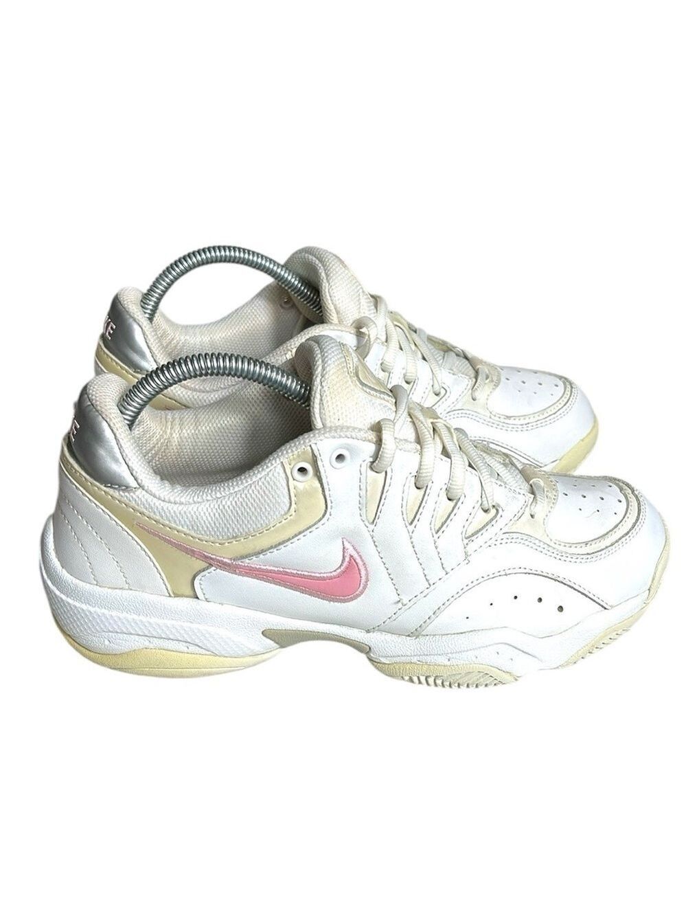 Vintage Nike Air DRC Classic Sneaker White Leather Pink SZ 9.5
